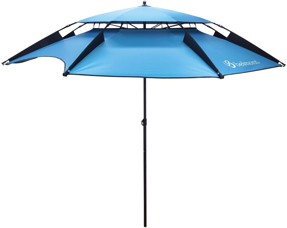 ベルモント belmont アウトドア パラソル 120 BL ブルー MR-092 風通し窓 野池 管理池 海水浴 イベント 熱中症対策 日除け 傘 釣り プール 日差し 日陰 フィッシング用品  MR093 ベルモント belmont アウトドア パラソル 120 BL ブルー MR-092 風通し