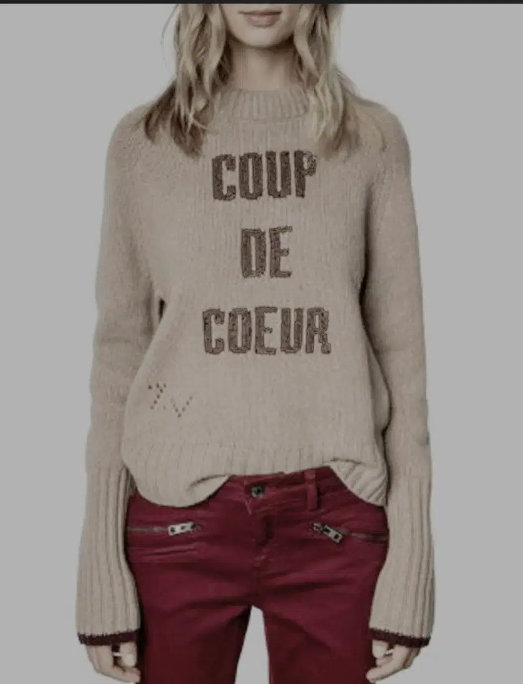 レディース ZADIG&VOLTAIRE ザディグ・エ・ヴォルテール ウール セーター
