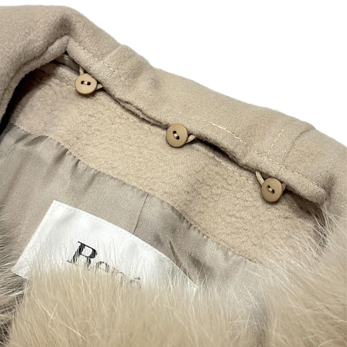 Rene(ルネ) コート サイズ36 S レディース - ベージュ 長袖/フード着脱