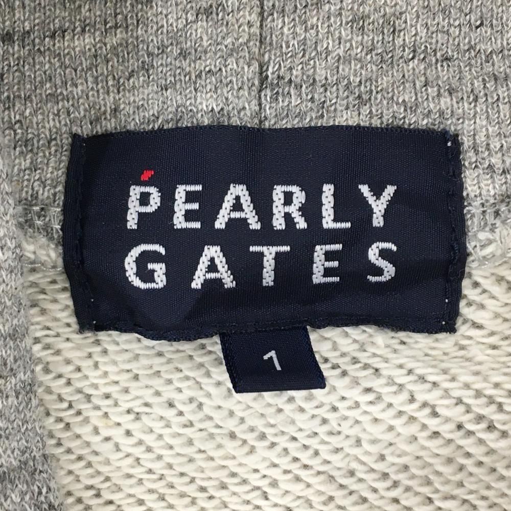 美品】パーリーゲイツ ジップパーカー 杢グレー ワッペン ジャケット