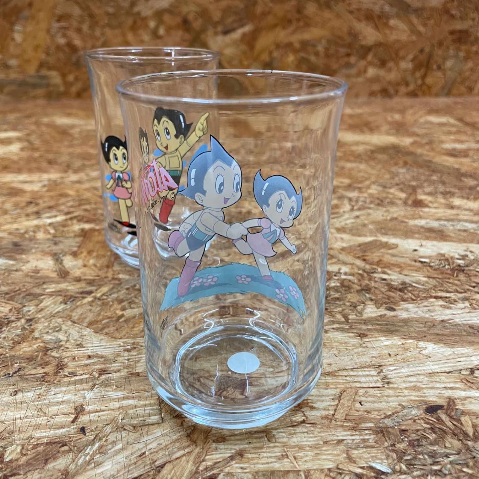 非売品 アトムグラス 2個×3箱セット 昭和レトロ 箱付 昭和レトロ NTV・手塚プロダクションオフィシャル 鉄腕アトム グラス 2