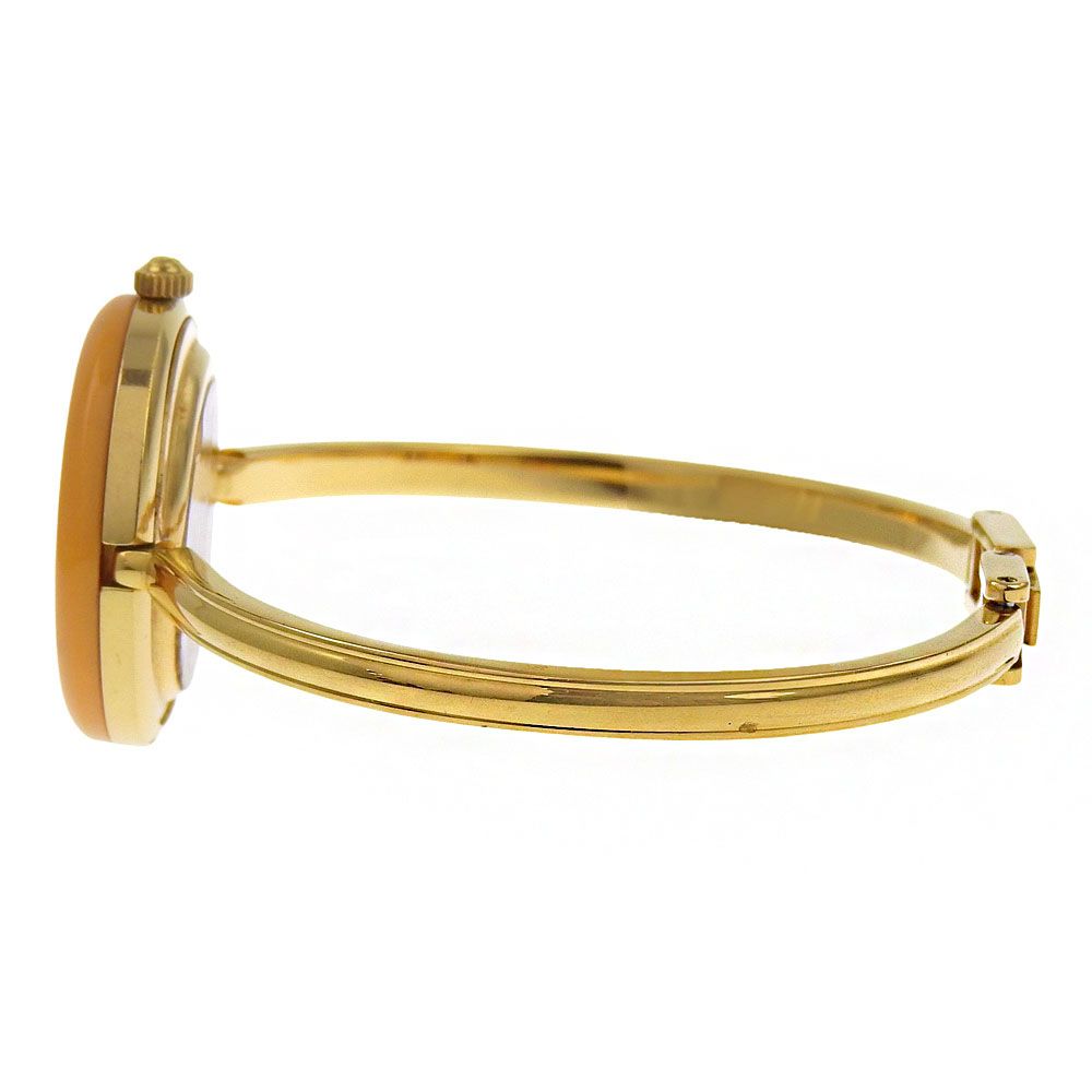 GUCCI】グッチ チェンジベゼル 11/12 金メッキ クオーツ アナログ表示