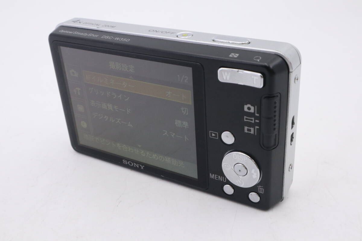 SONY cyber-Shot DSC-W350 ソニー コンパクトデジタルカメラ シルバー