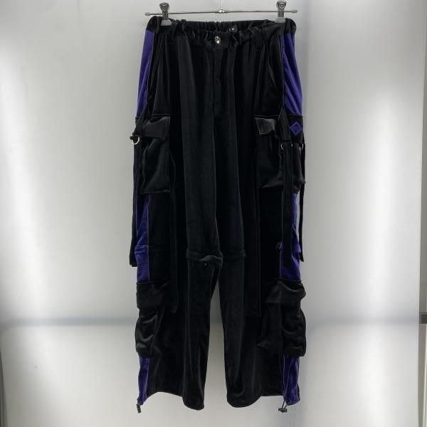 REFLEM 2 WAY ベロアカーゴパンツ ブラック サイズ RF 24-C 29 レフレム 24