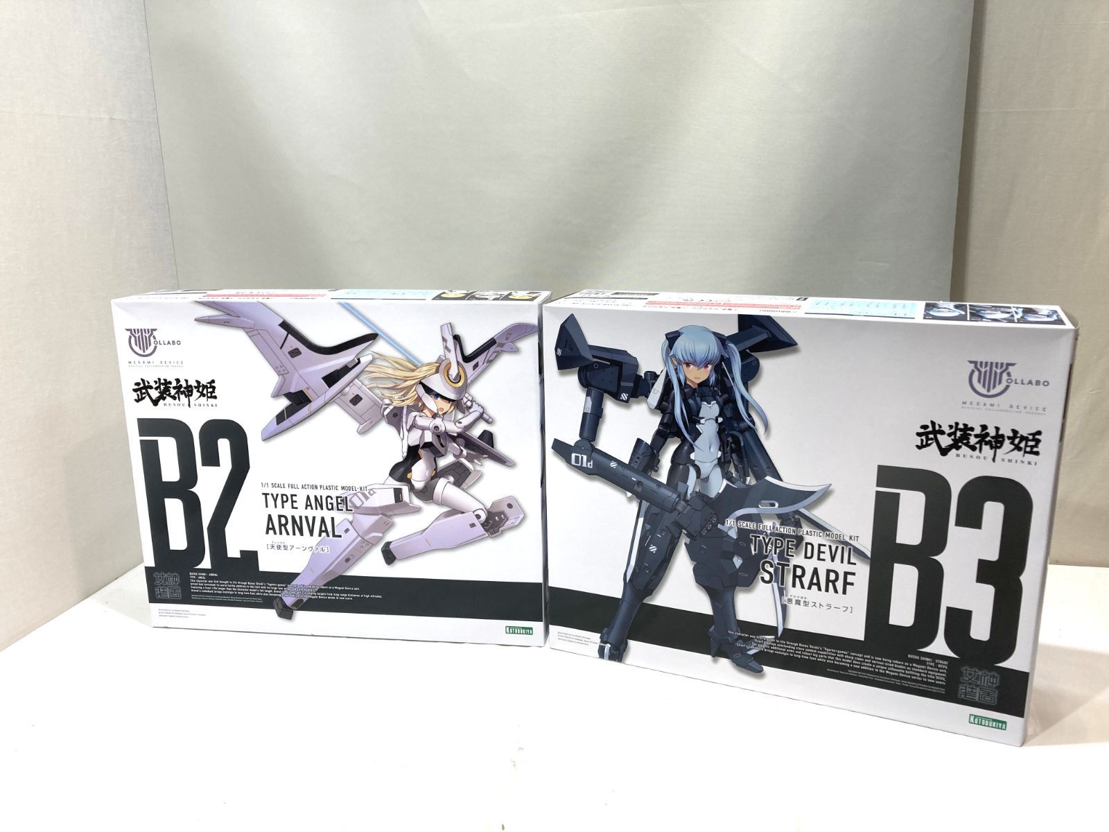 高松42-0048】【未開封】武装神姫 天使型アーンヴァル 悪魔型