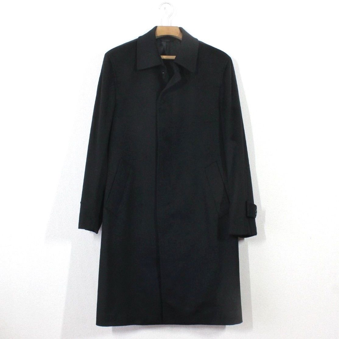 21【極美品】ダーバン カシミヤ100% ステンカラーコート LL AB7 A8相当