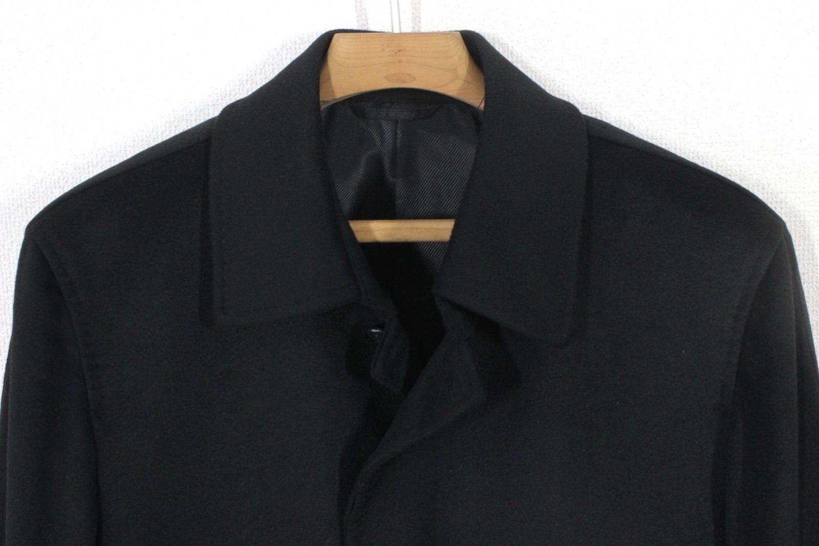 21【極美品】ダーバン カシミヤ100% ステンカラーコート LL AB7 A8相当