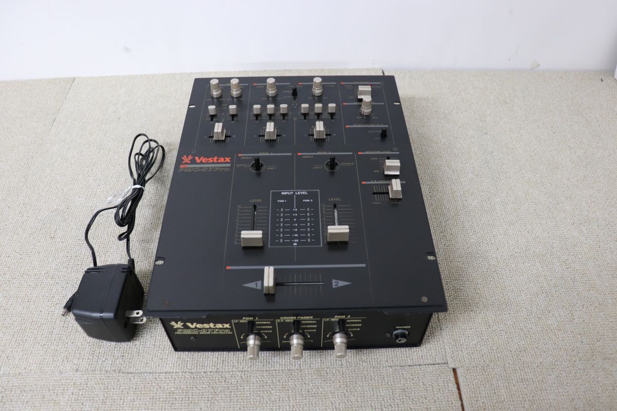Vestax べスタクス PMC 07 PRO DJ Mixer DJミキサー 4000