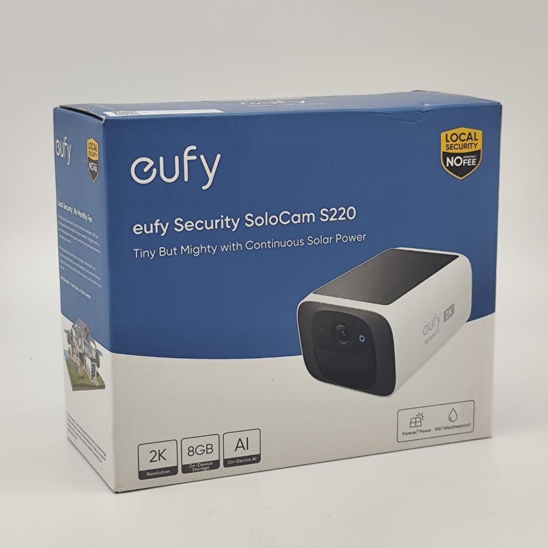 Anker Eufy Security SoloCam S220（屋外用防犯カメラ）【2K画質