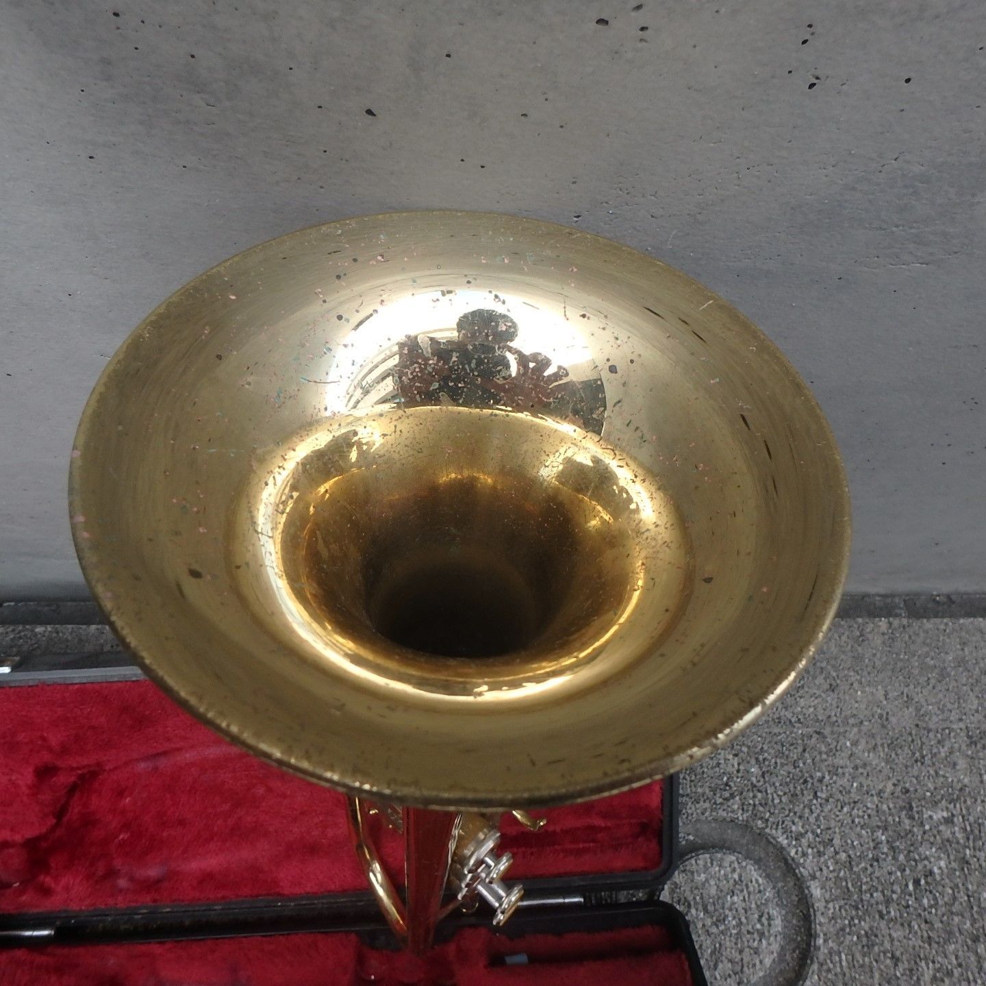 YAMAHA トランペット 本体 YTR2321 傷多数 中古 学校備品 楽器 管理no4