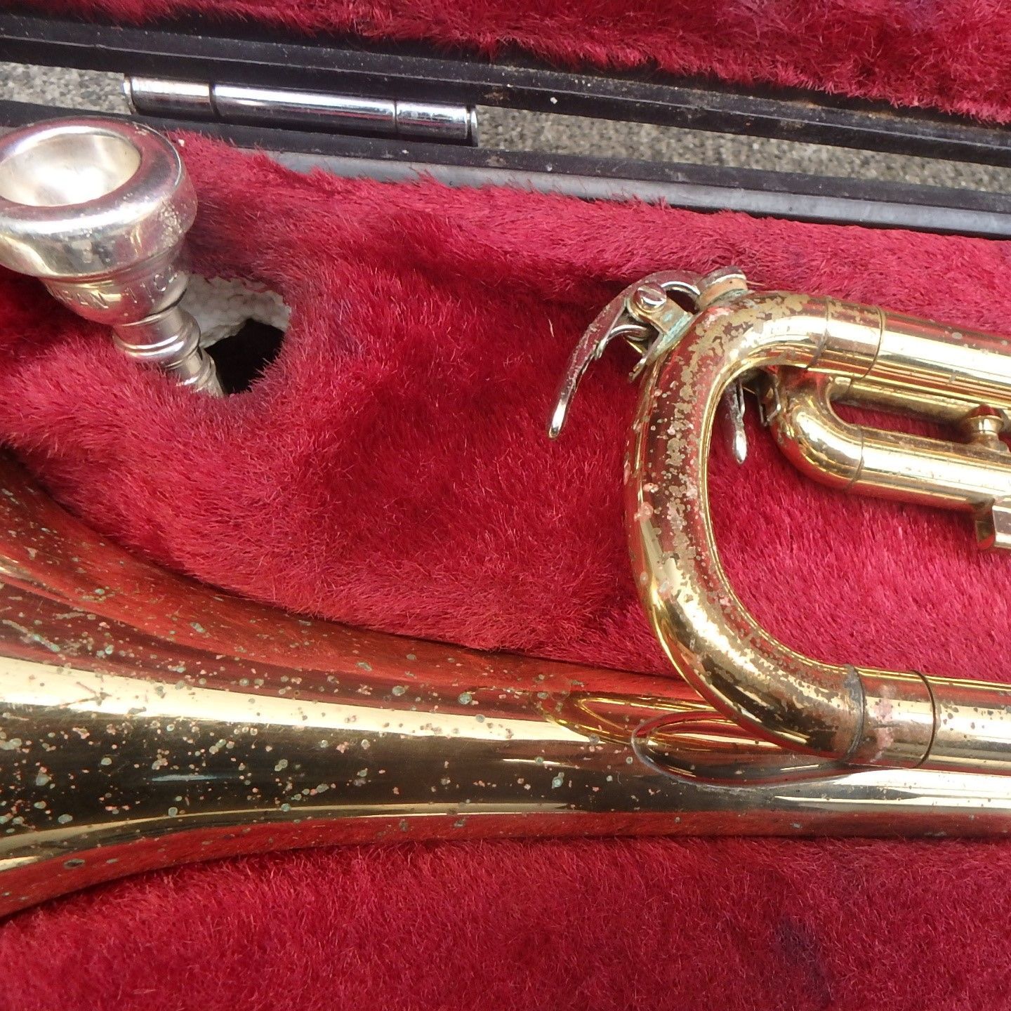 YAMAHA トランペット 本体 YTR2321 傷多数 中古 学校備品 楽器 管理no4