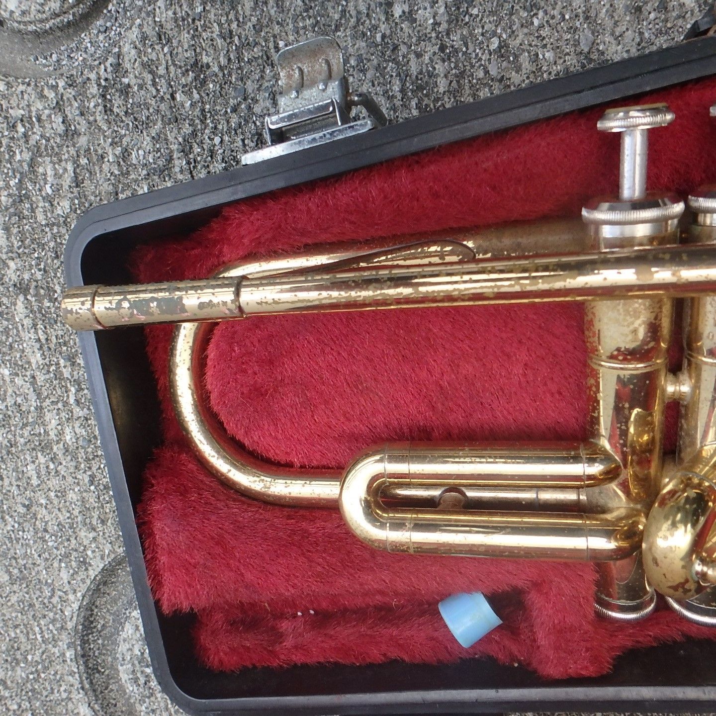 YAMAHA トランペット 本体 YTR2321 傷多数 中古 学校備品 楽器 管理no4