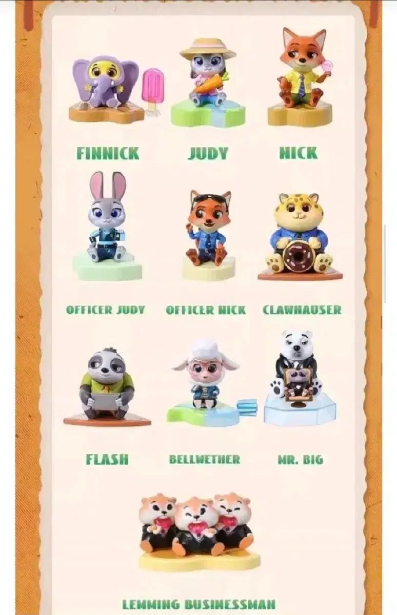 MINISO Zootopia Sit Nicely Series Blind Box Confirmed Figure Judy