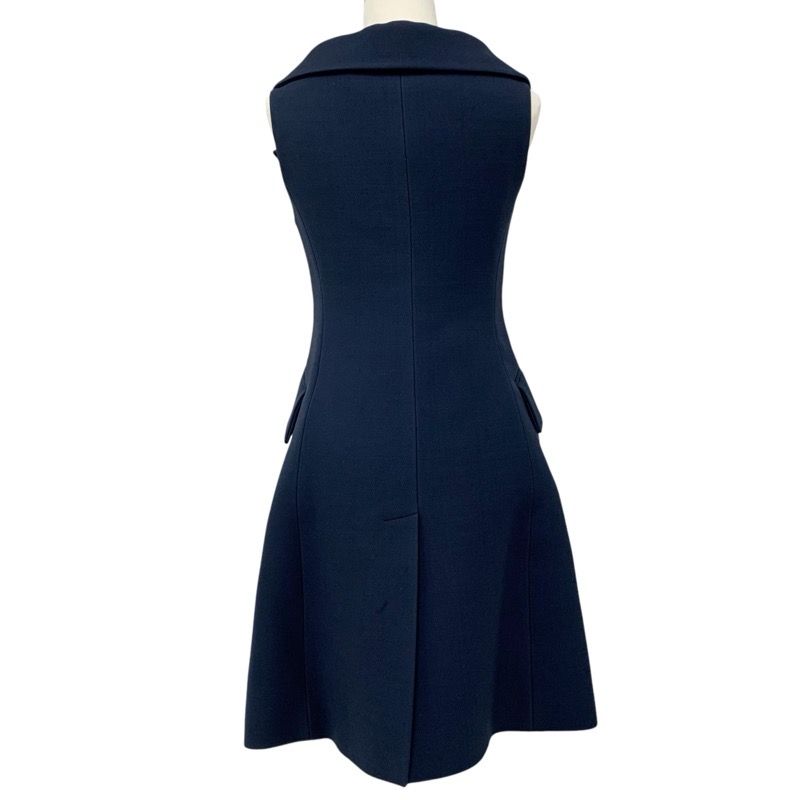 クリスチャンディオール CHRISTIAN DIOR トップス ネイビー ロングベスト ジレ クリスチャンディオール CHRISTIAN DIOR トップス ネイビー ロング