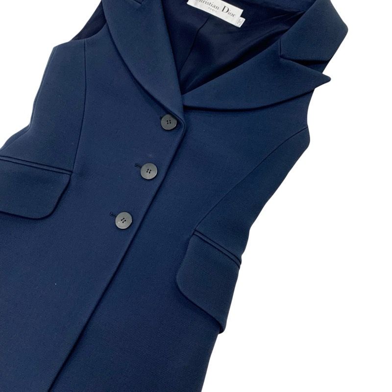 クリスチャンディオール CHRISTIAN DIOR トップス ネイビー ロング