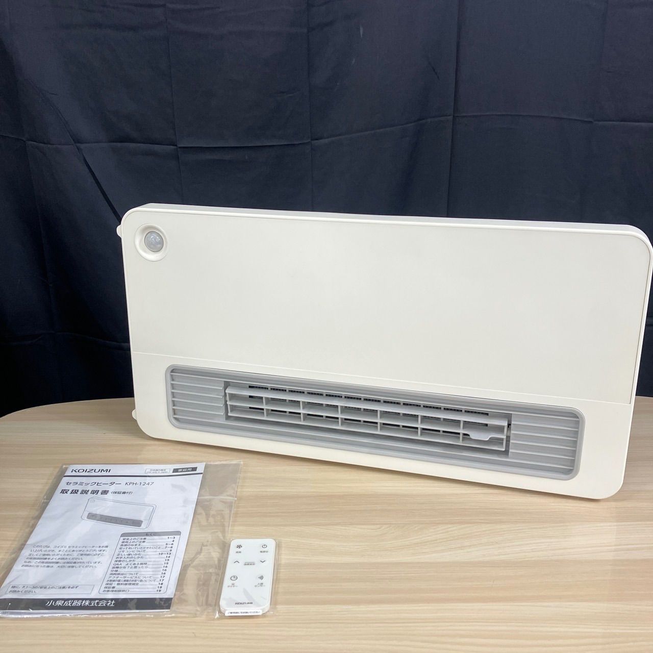 売り切り KOIZUMI コイズミ セラミックヒーター KPH-1247 暖房器具 生活家電