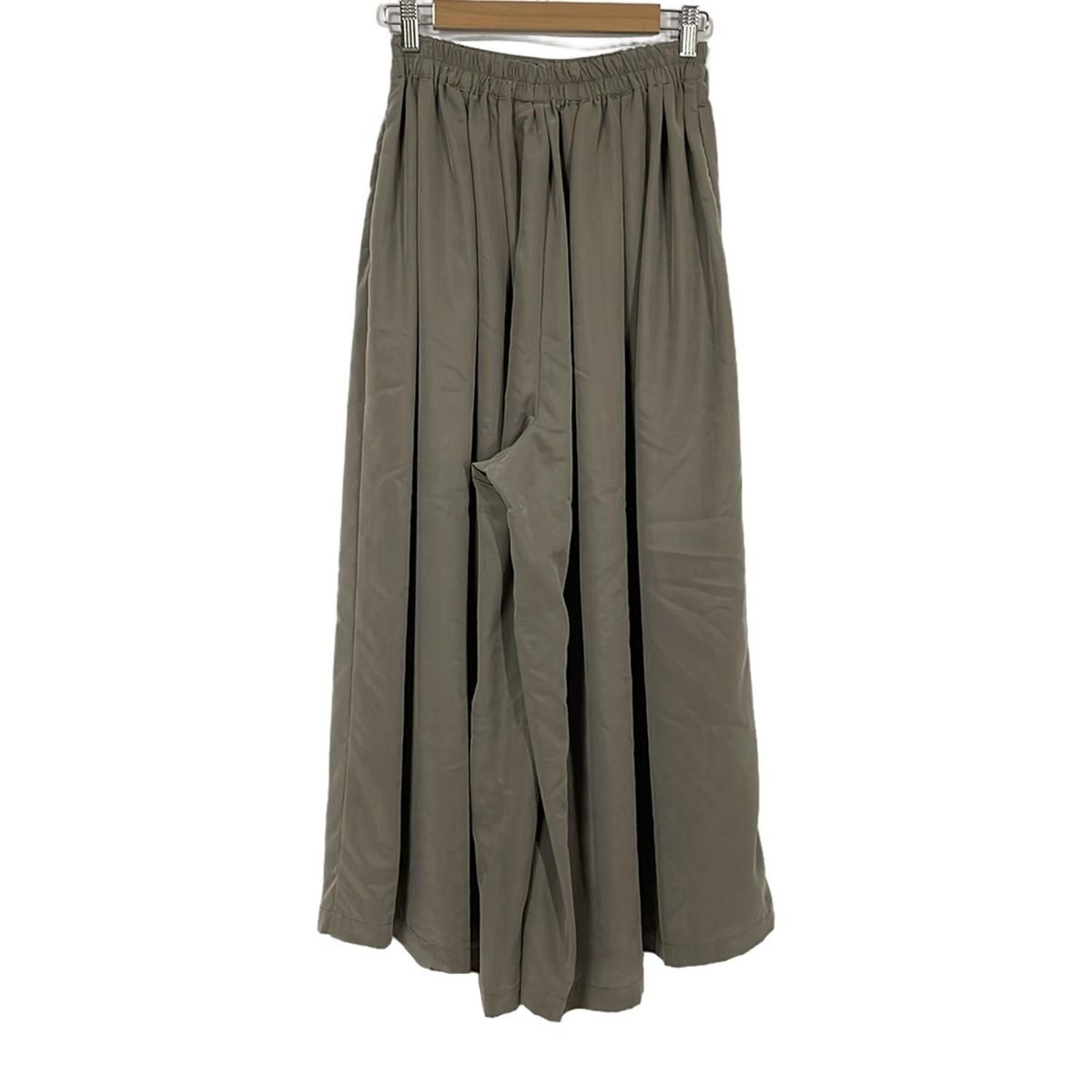 mizuiro ind ミズイロインド パンツ サイズ2 M レディース グレー ウエストゴム