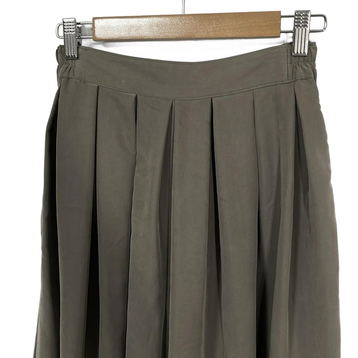 mizuiro ind ミズイロインド パンツ サイズ2 M レディース グレー ウエストゴム