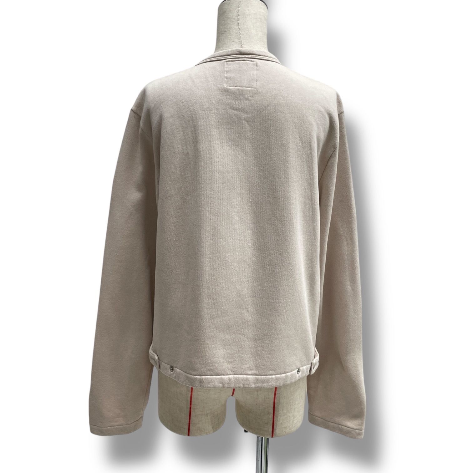 agnes b . スナップ ボタン スウェット カーディガン 裏起毛 agnès b