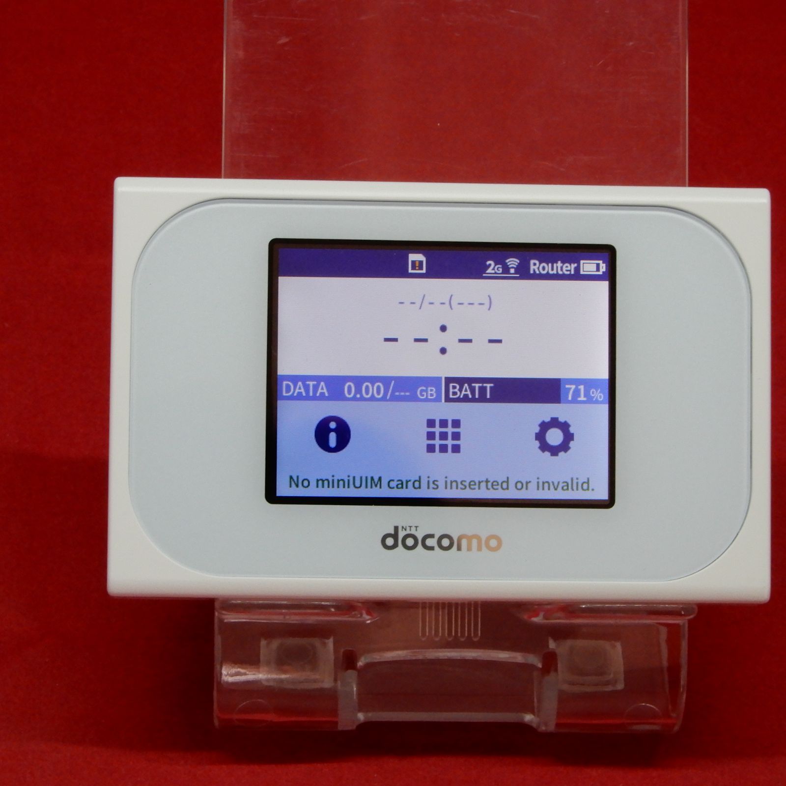 Docomo N-01J ﾓﾊﾞｲﾙﾙｰﾀｰ 4G LTE ホワイト - メルカリ