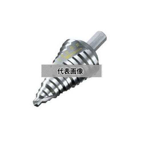 エビ スパイラルステージドリル ノンコーティング 13段 ストレート軸 三面取り 6-35 1065