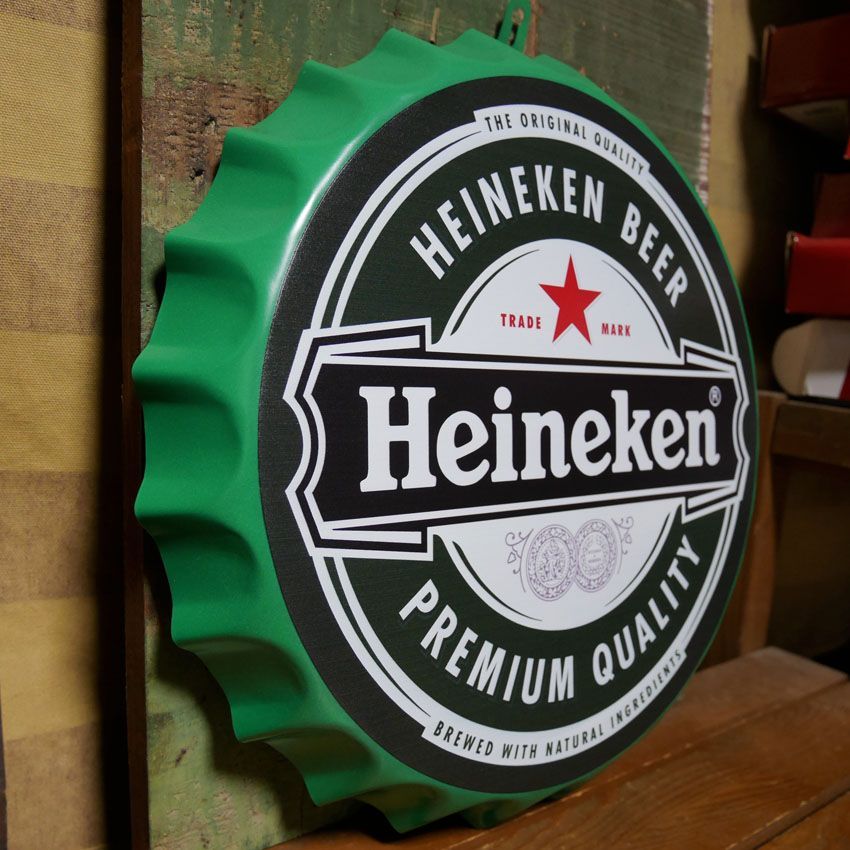 ハイネケン ボトルキャップサイン Heineken インテリア 王冠サイン