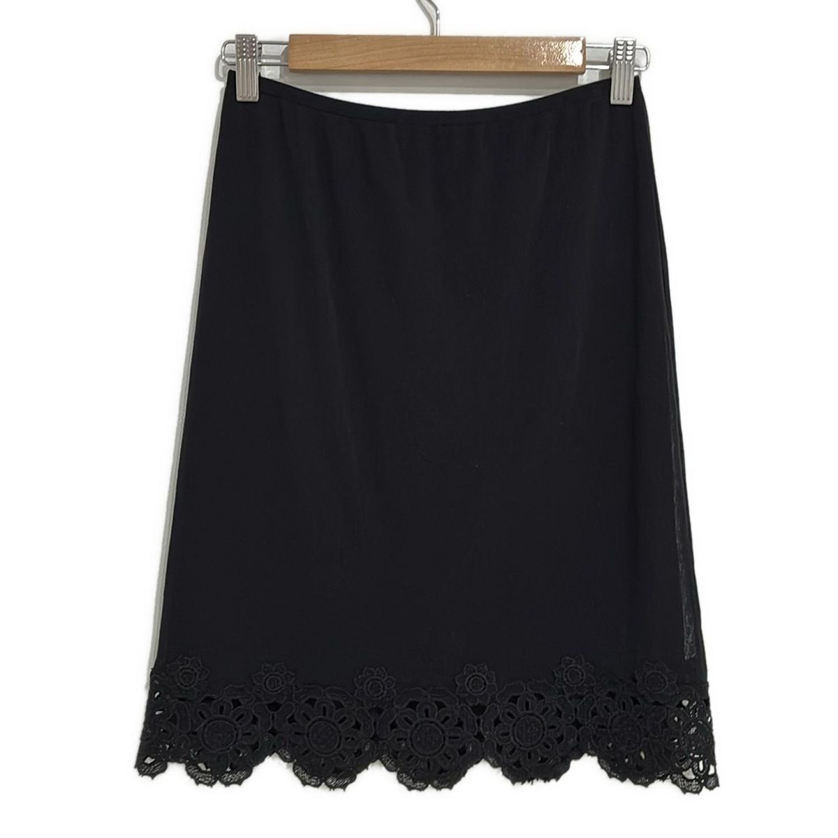 TAM ヴィヴィアンタム スカート サイズ1 S レディース - 黒 ひざ丈|フラワー 花 |ウエストゴム
