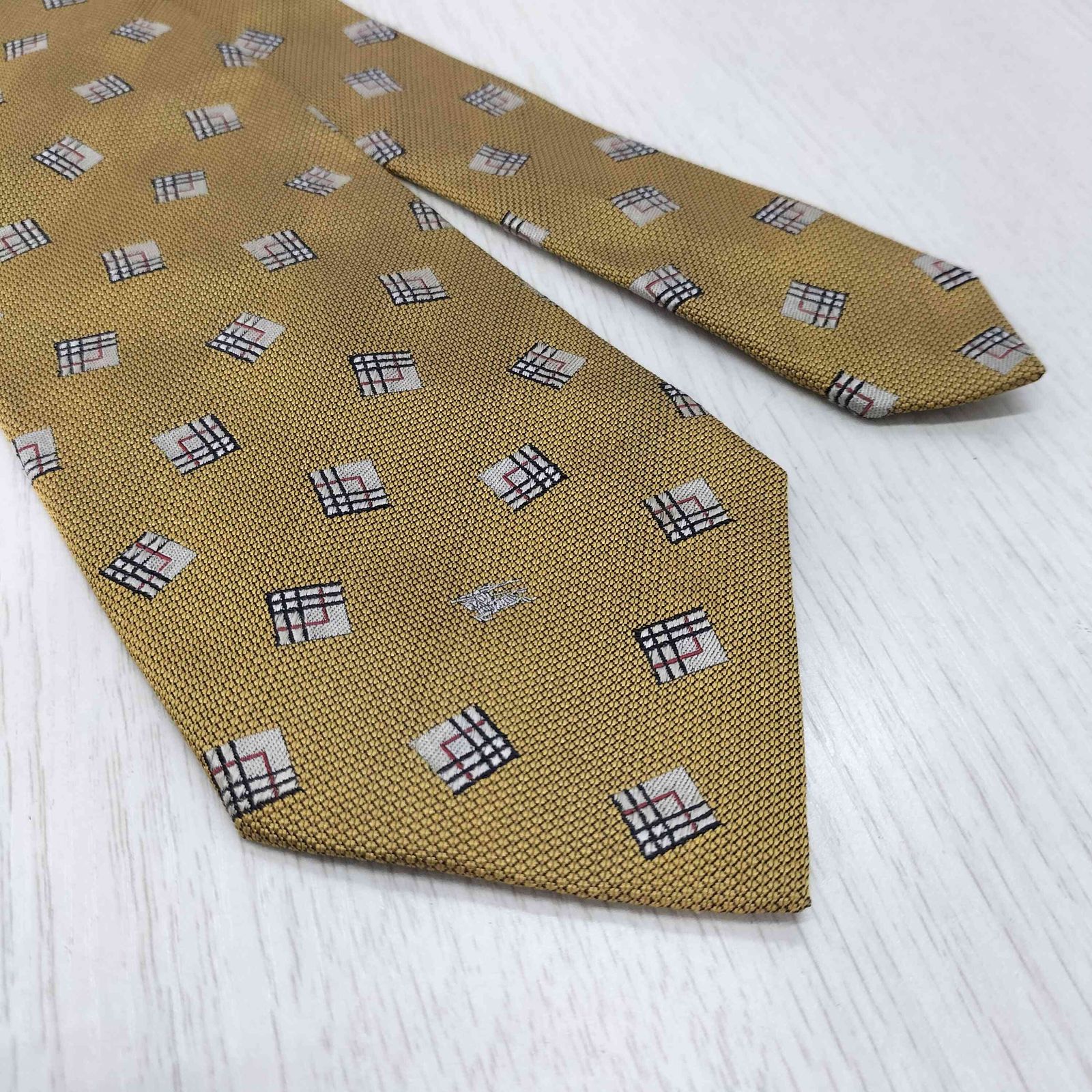 バーバリーズ BURBERRYS ノバチェックデザイン シルクネクタイ メンズ