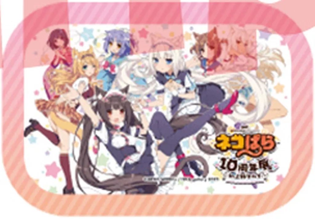 中古】バッジ・ビンズ A.集合 「ネコぱら10周年展in上野マルイ 缶