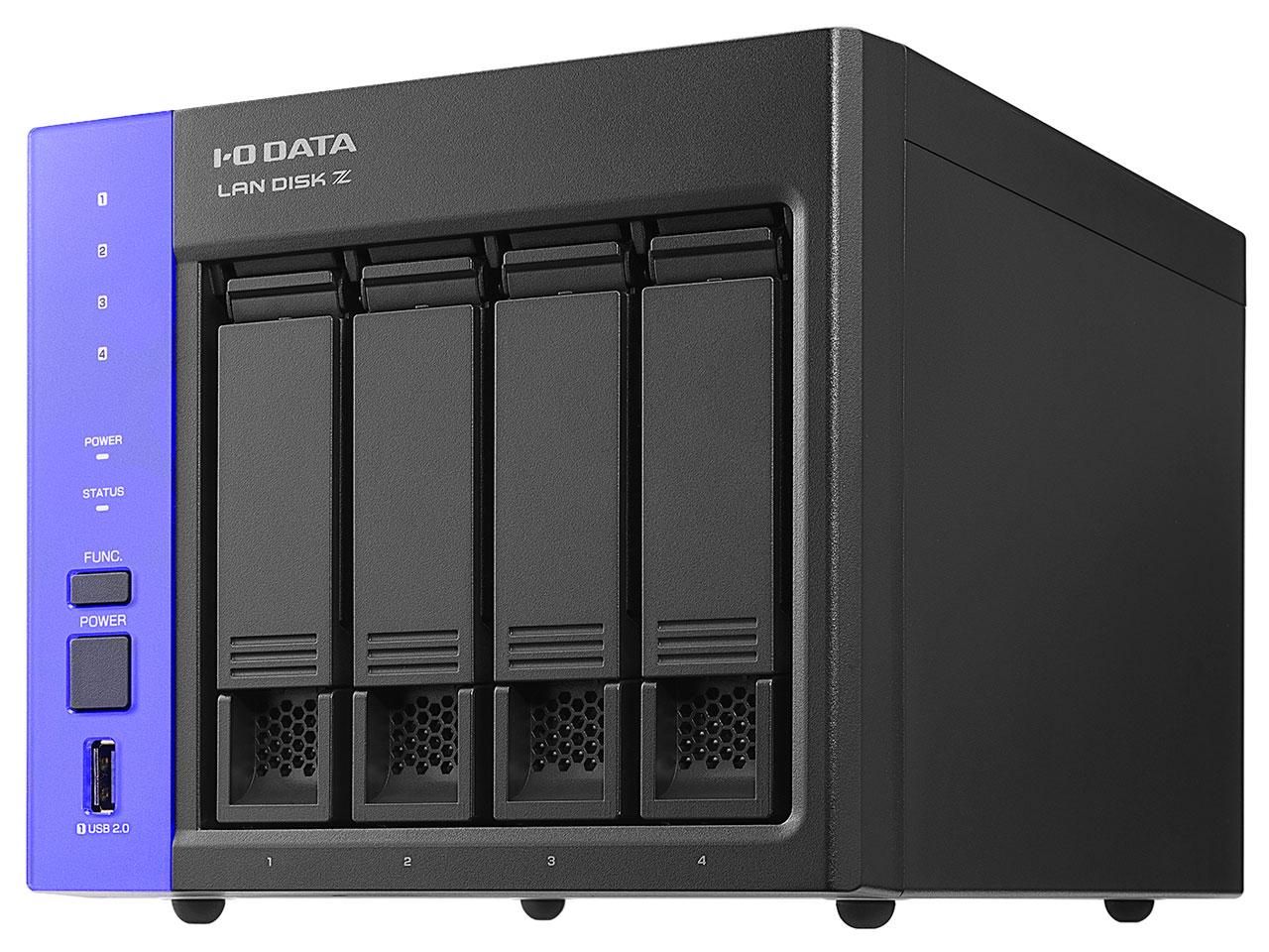 IODATA アイオーデータ WS IoT 2025 NAS 8 TB HDL 4-
