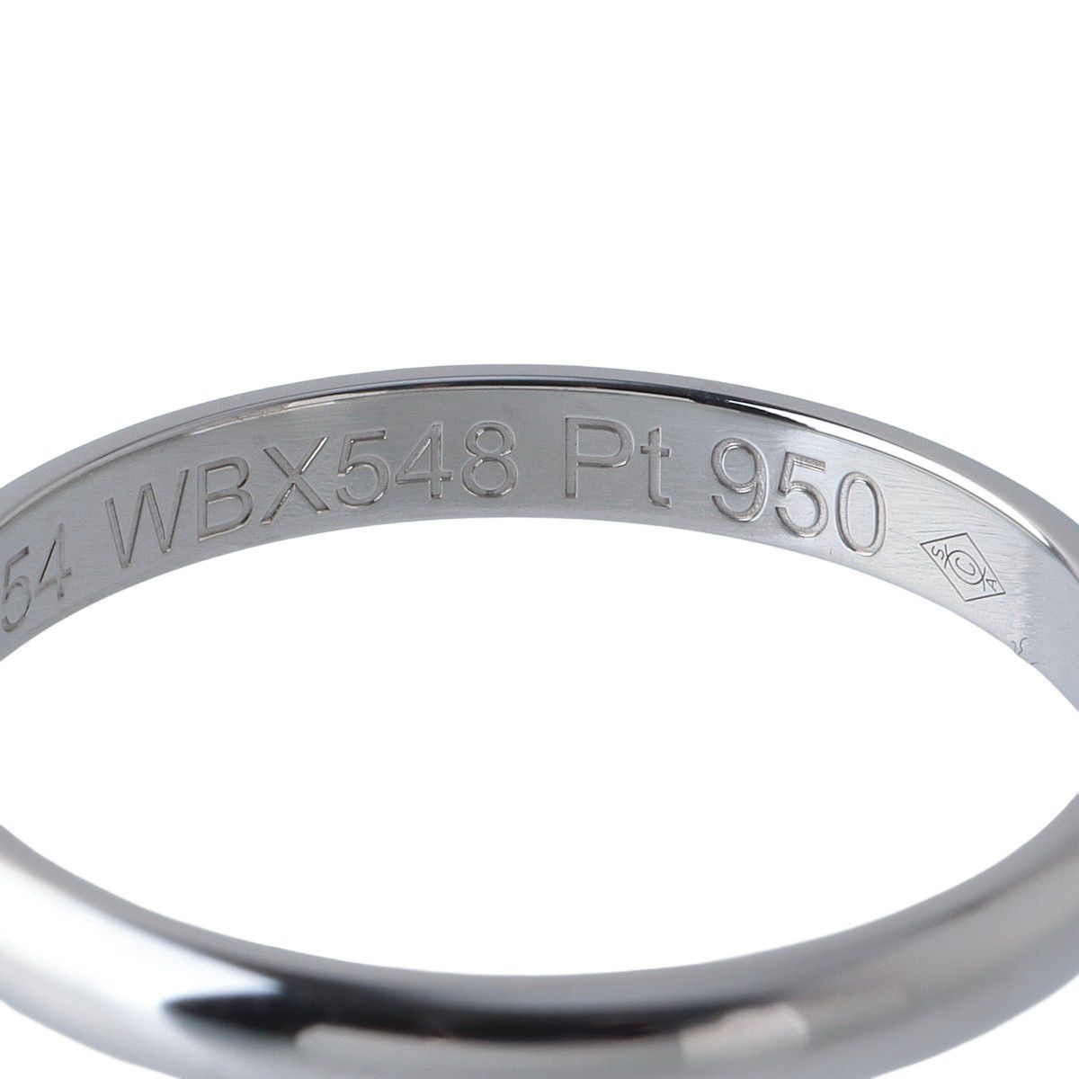 カルティエ 1895 ウェディング リング #54 幅2.5mm Pt950 保証書(2023