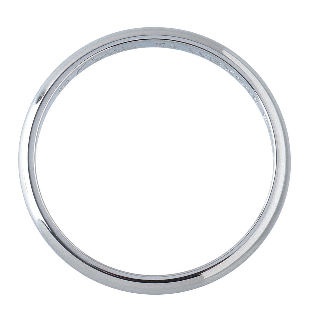 カルティエ 1895 ウェディング リング #54 幅2.5mm Pt950 保証書(2023