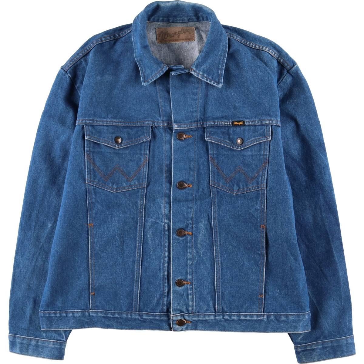 古着 80~90年代 ラングラー Wrangler デニムジャケット Gジャン メンズ 