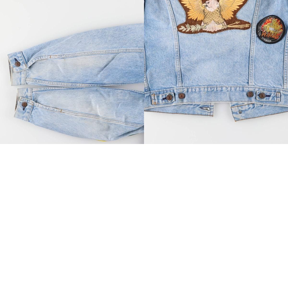 古着 90年代 リーバイス Levi's 71506-0214 星条旗柄 カスタム デニム