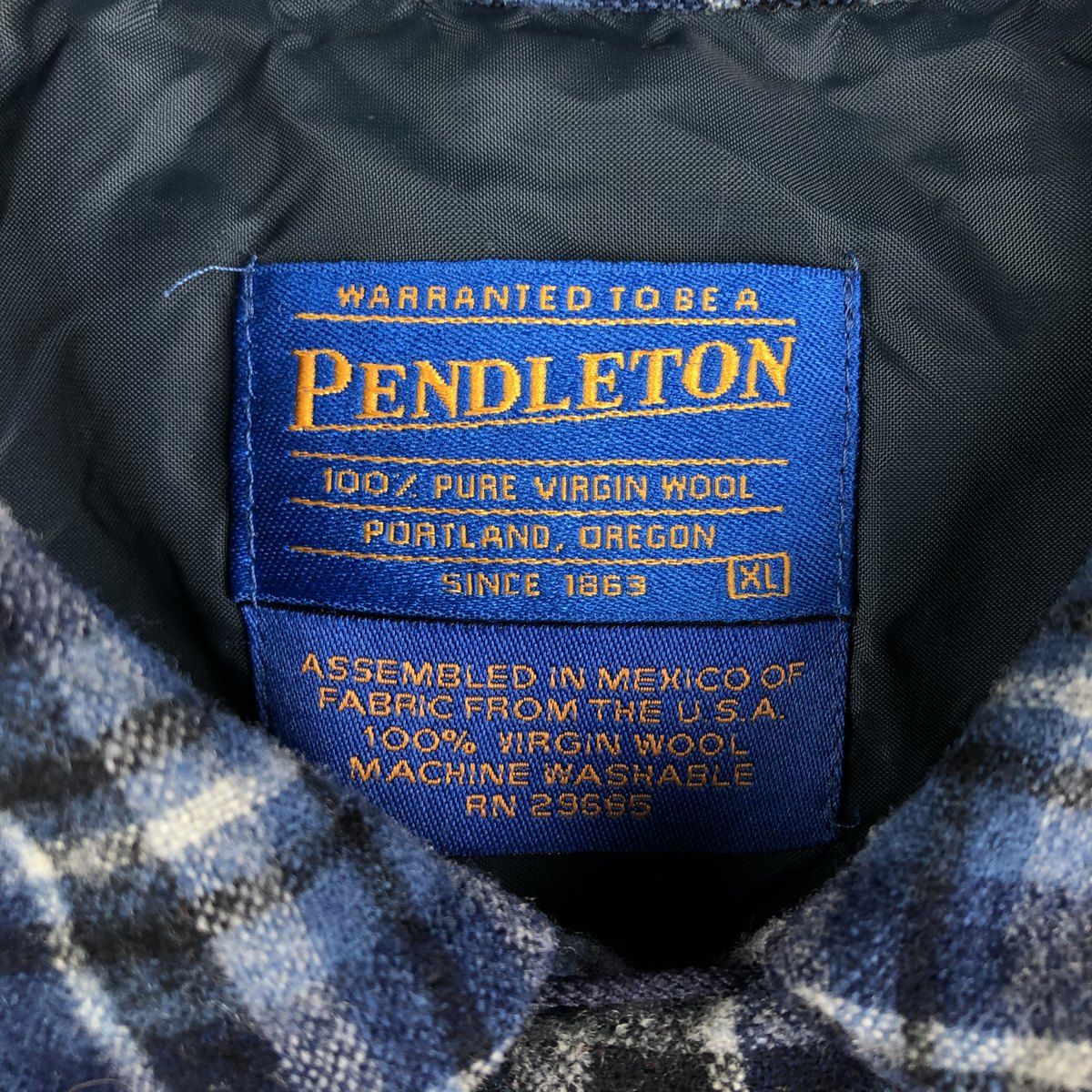 古着 90年代 ペンドルトン PENDLETON ボードシャツ チェック柄 ウール