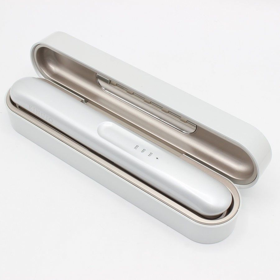 美品】KINUJO Luxejewel LX001 ホワイト ストレートアイロン