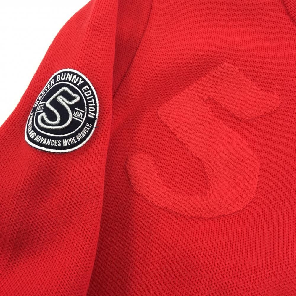 美品】マスターバニー ニットジップジャケット レッド×ネイビー 5周年