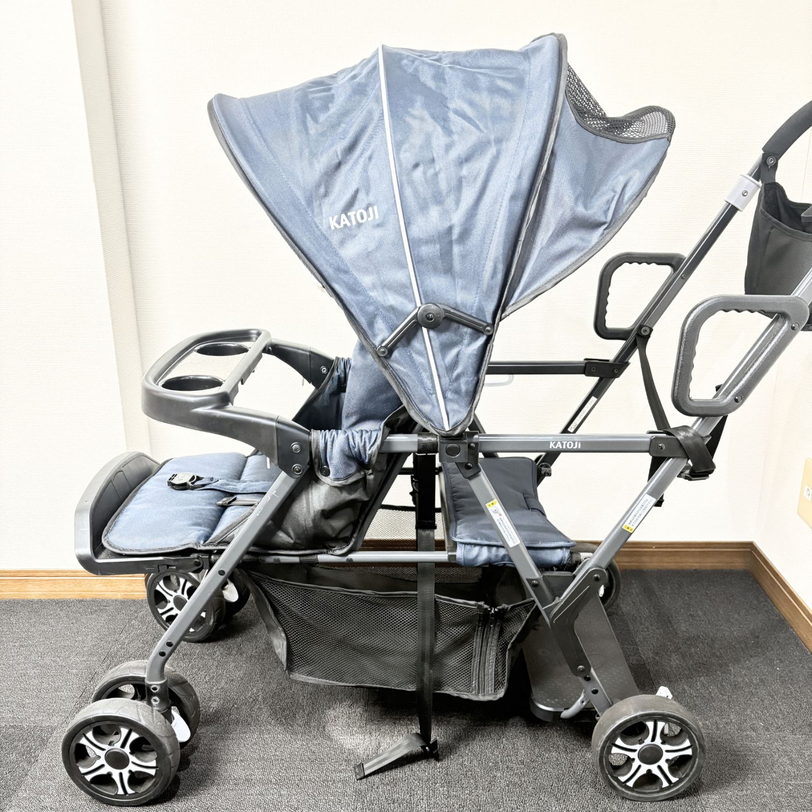KATOJI 二人でゴー 二人乗りベビーカー