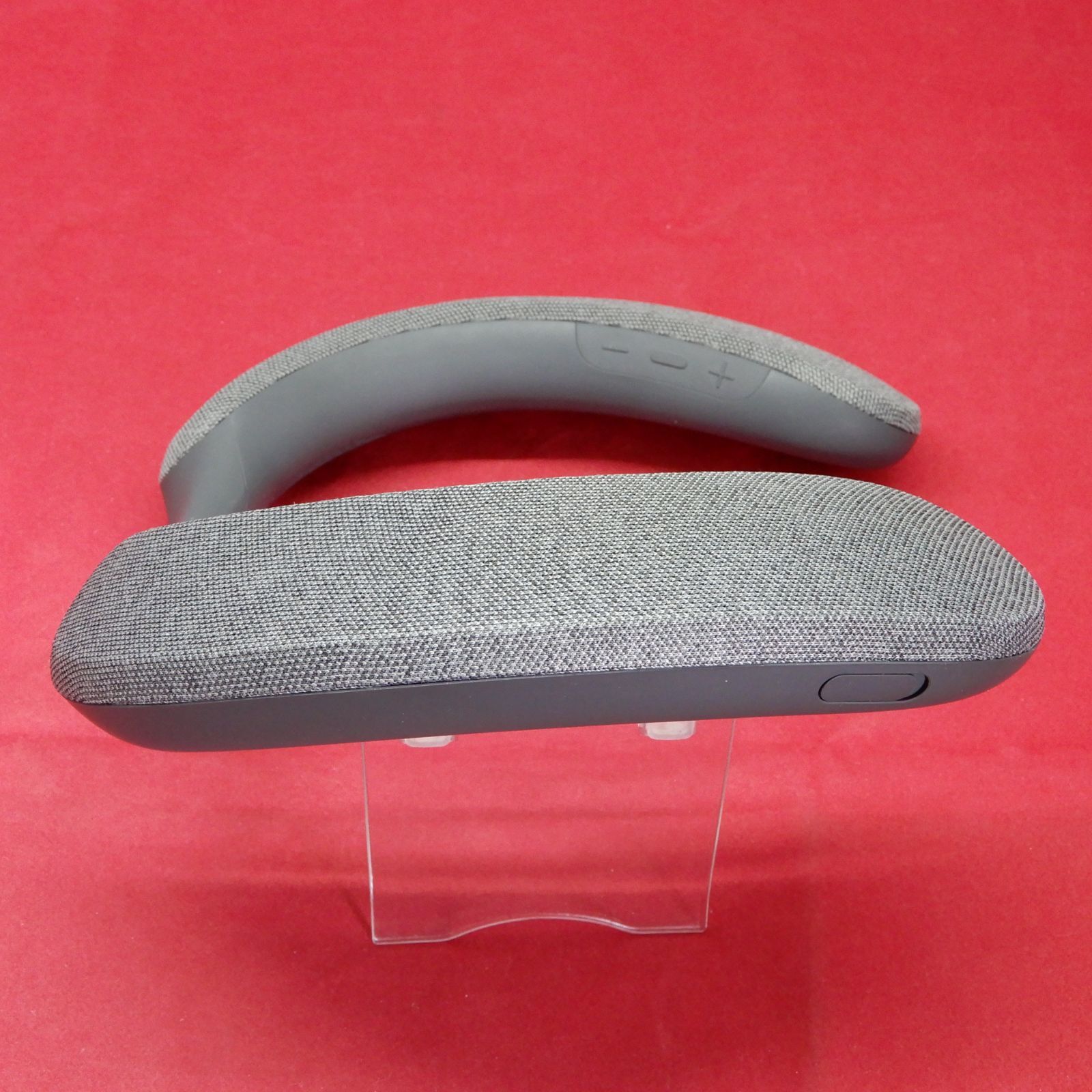 ワイヤレスネックバンドスピーカー グレー