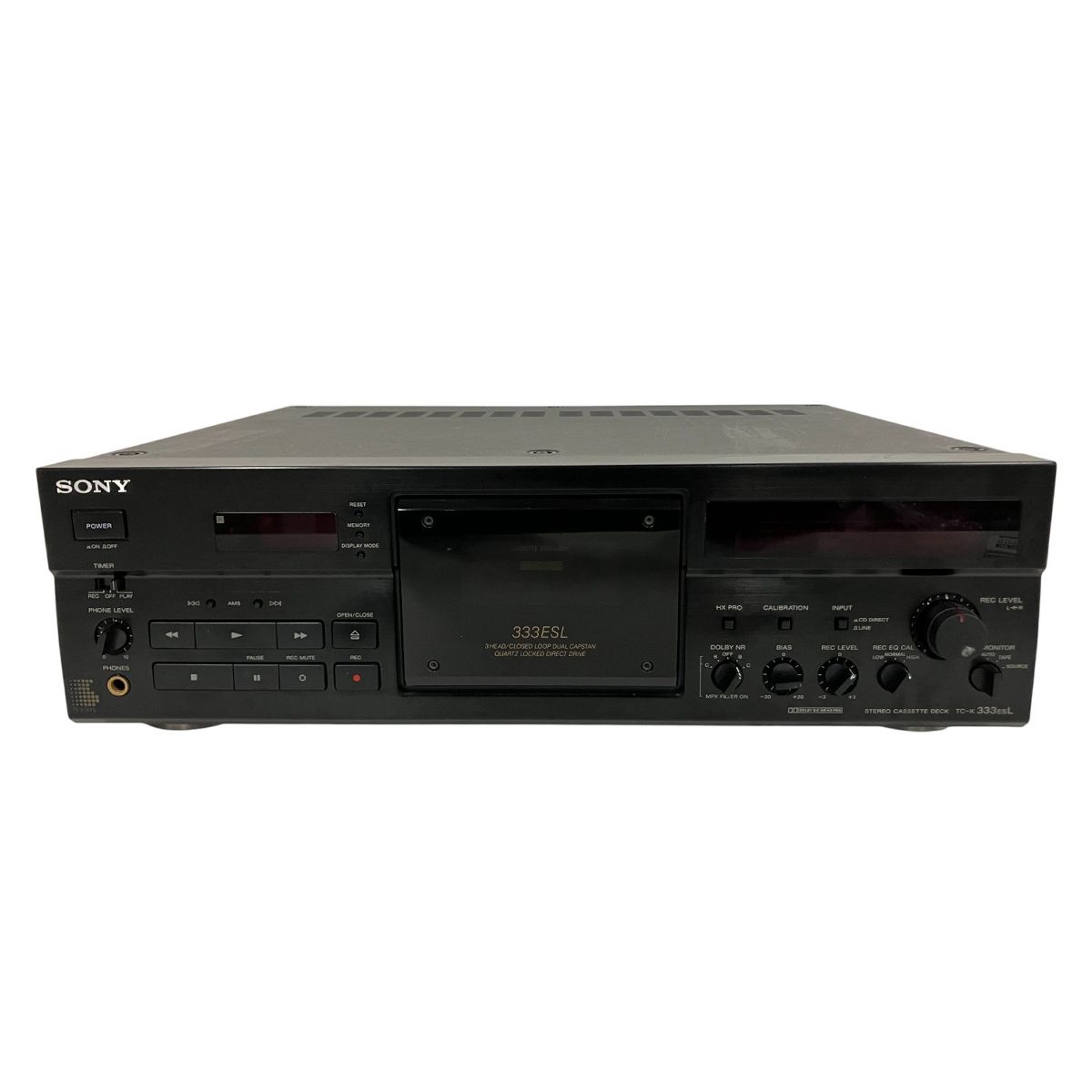 SONY TC-K333ESL カセットデッキ ソニー 音響機器 中古 B10668086