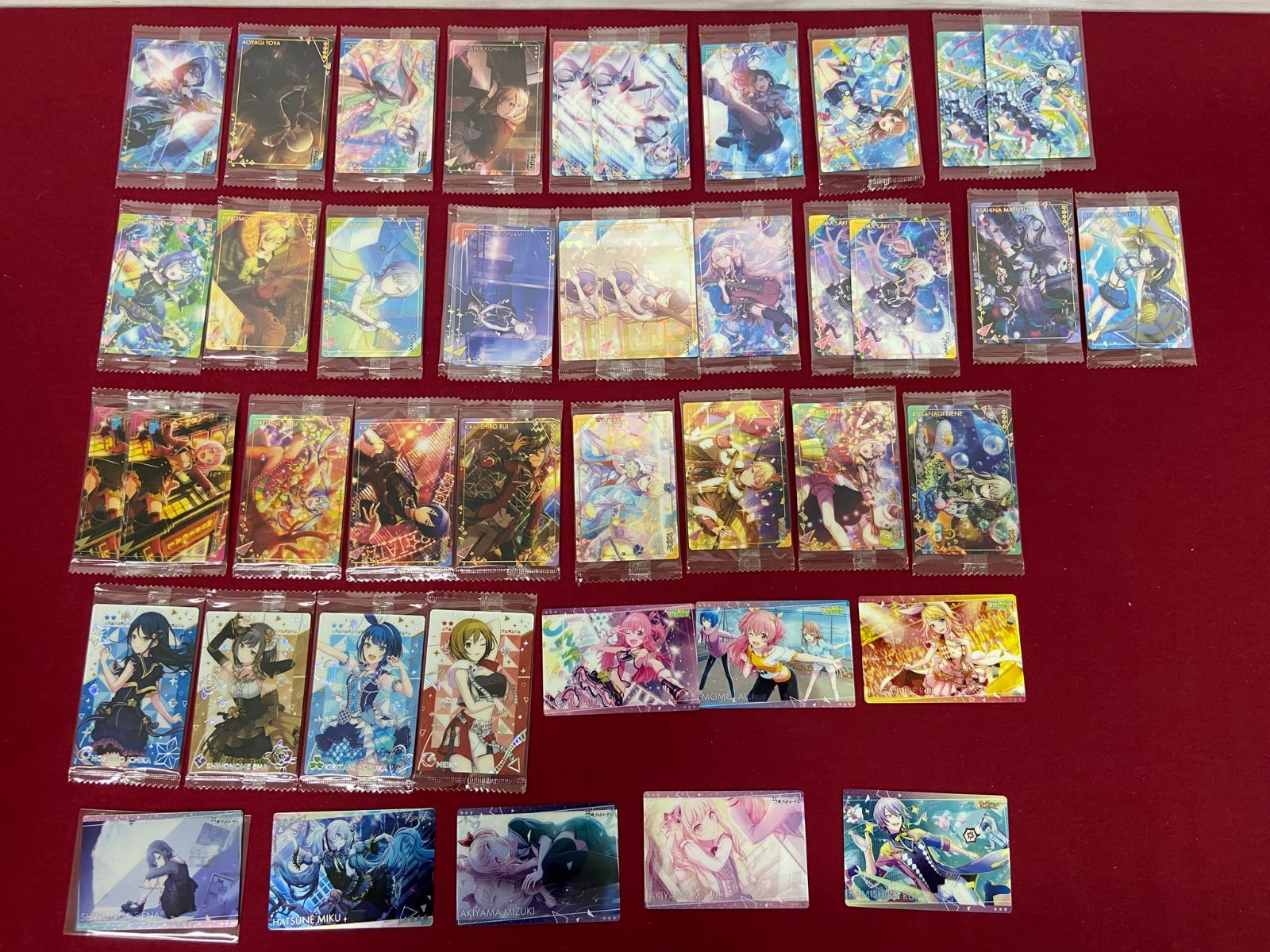 プロセカ　ウエハースカード　大量まとめ売り【プロジェクトセカイ】 プロジェクトセカイ ウエハースカード 大量 まとめ セット プロセカ