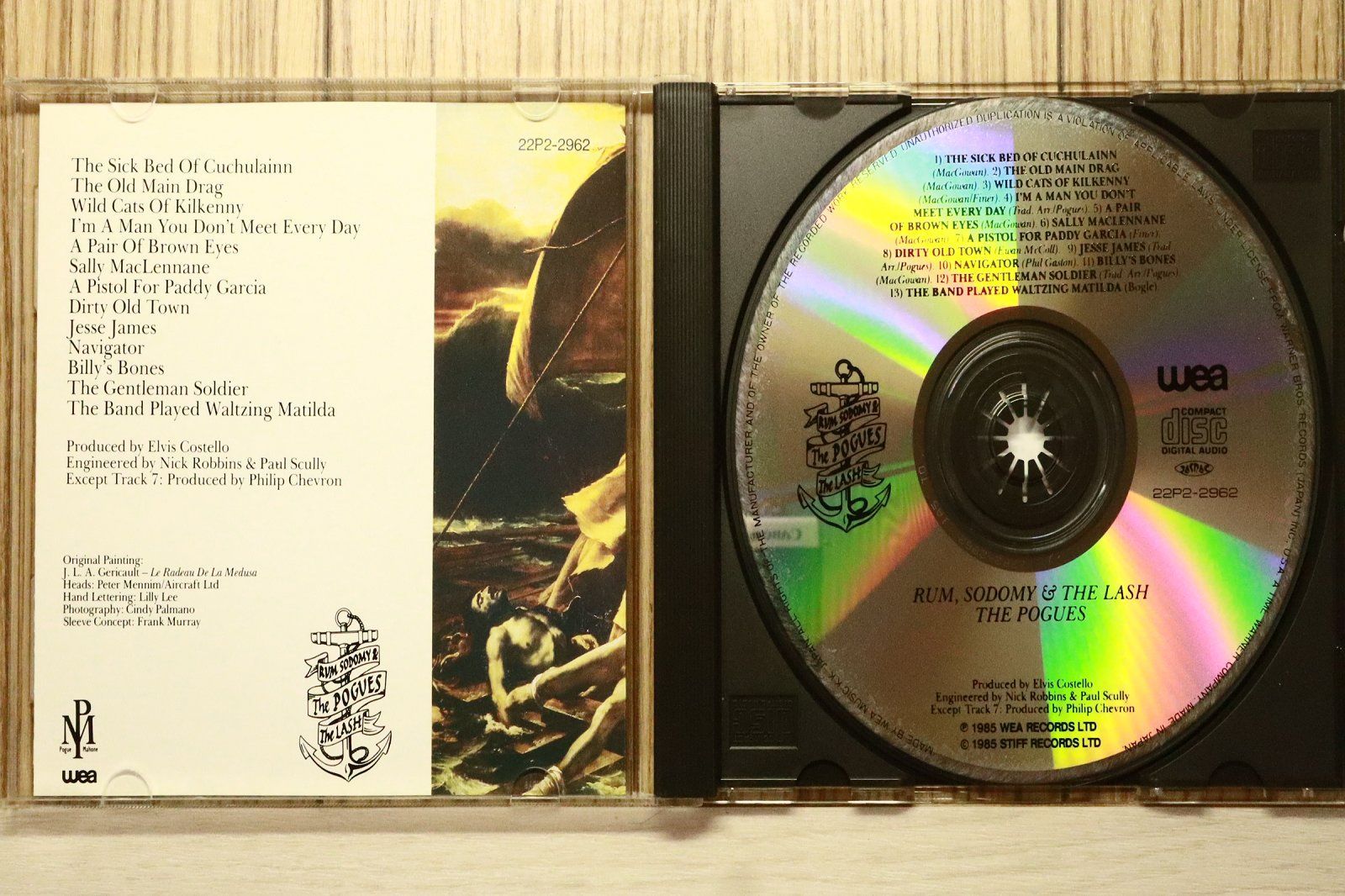 国内盤CD☆ザ・ポーグス/The Pogues□ ラム酒、愛、そして鞭の響き