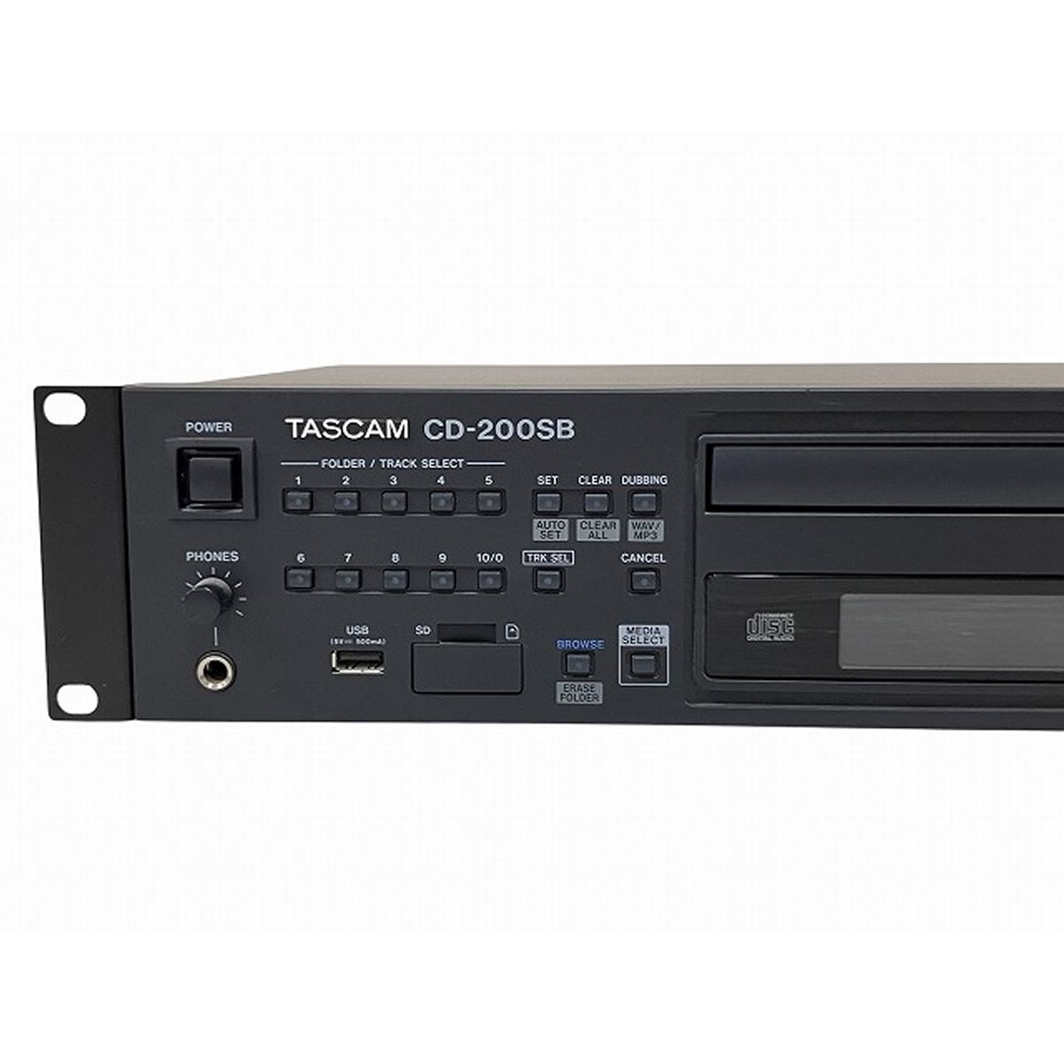 TASCAM CD 200 SB 業務用 CDプレーヤー SD USB 対応 製 タスカム 音響機材