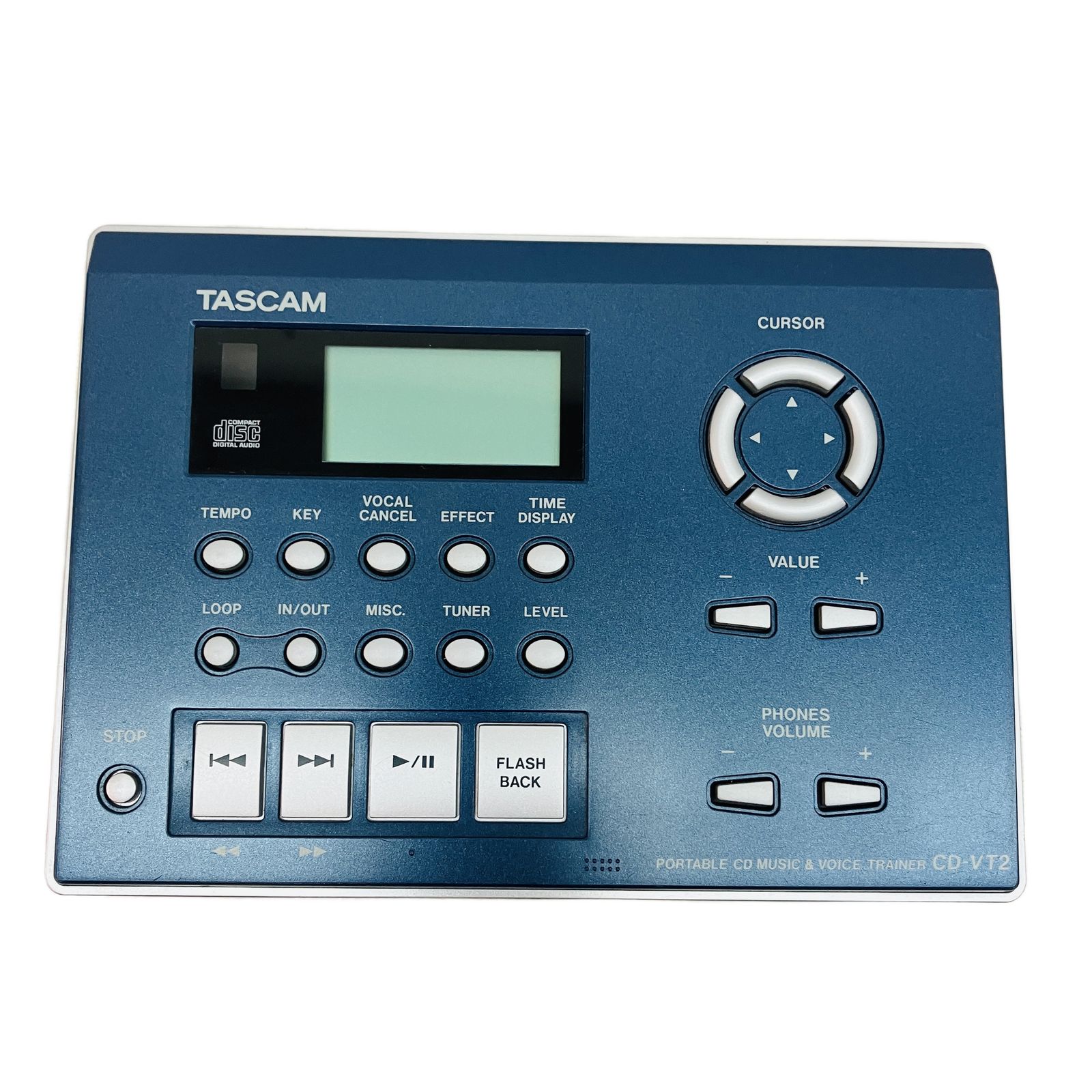 TASCAM CD VT 2 ポータブルCDプレーヤー ボイストレーナー 音響機器 オーディオ タスカム