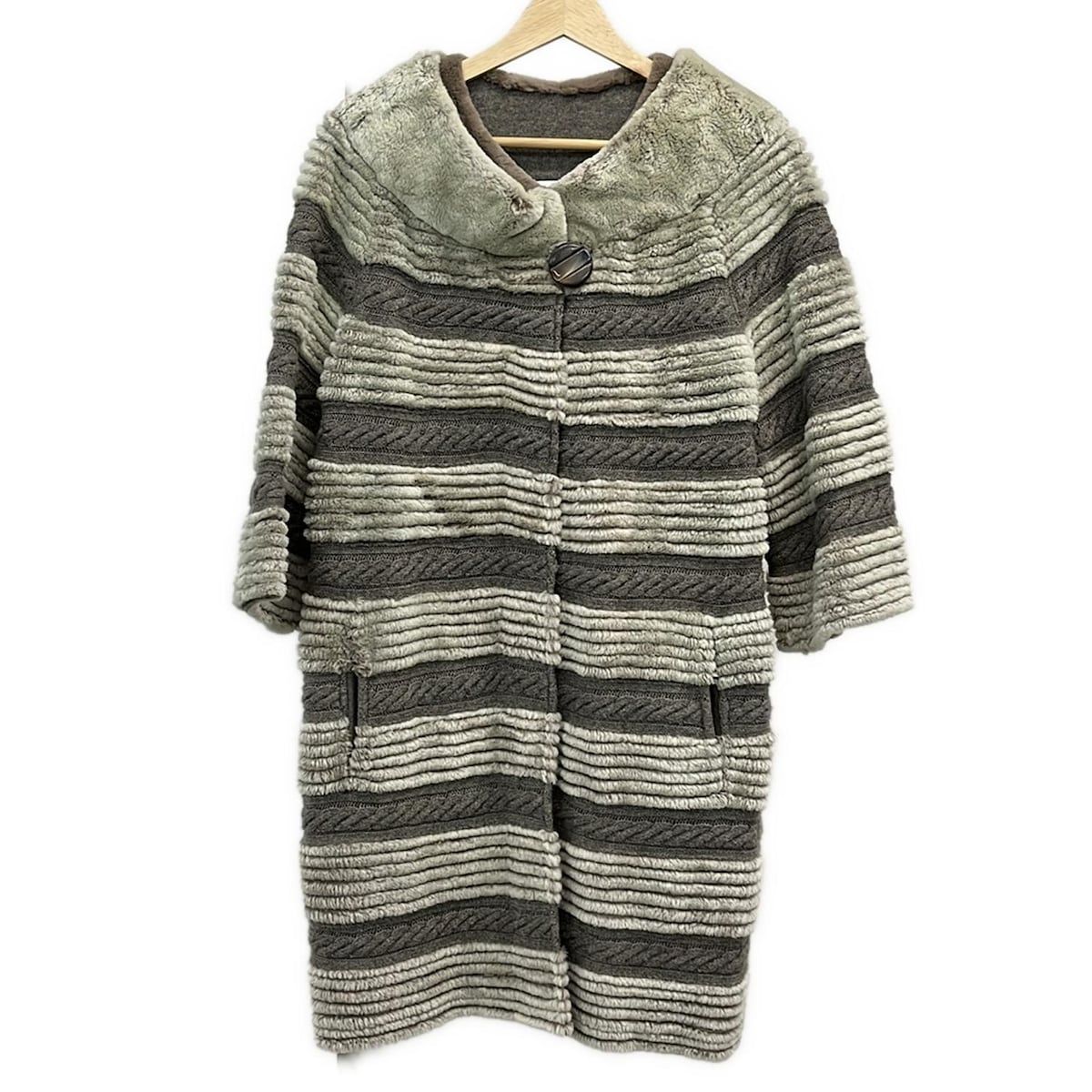 mila schon(ミラショーン) コート サイズM レディース美品 - グレー