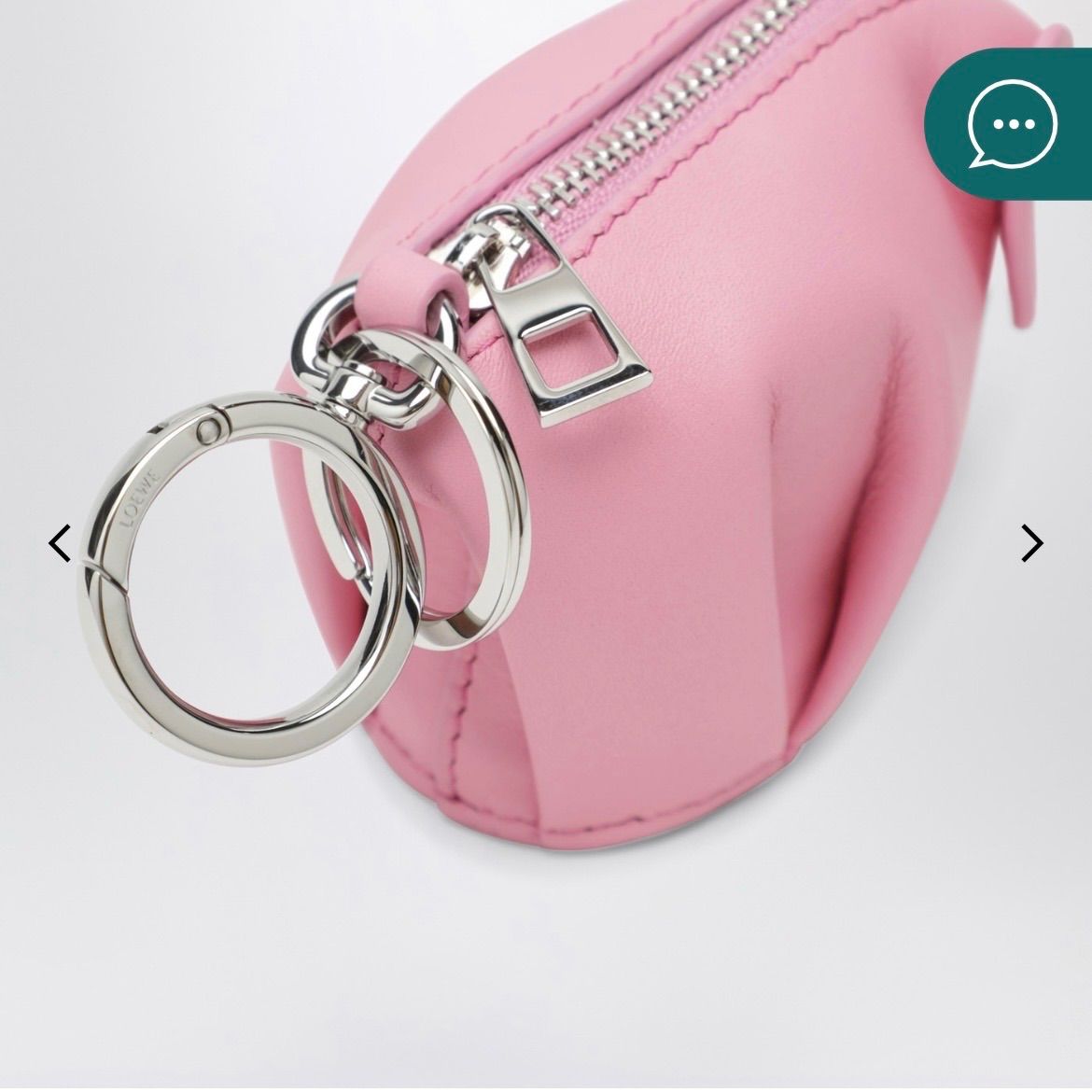 LOEWE ロエベ コインポーチ付きキーホルダー ピンク エレファント