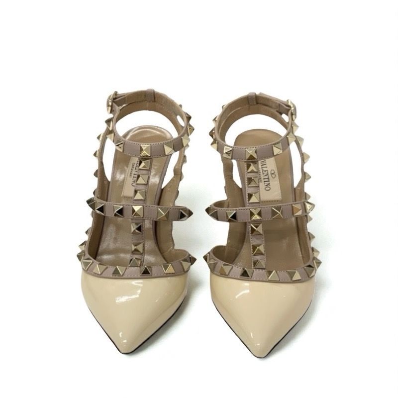 Valentino ロックスタッズ　パテント　パンプス　37 美品 楽天市場】ヴァレンティノ パンプス ロックスタッズ フラット パテント