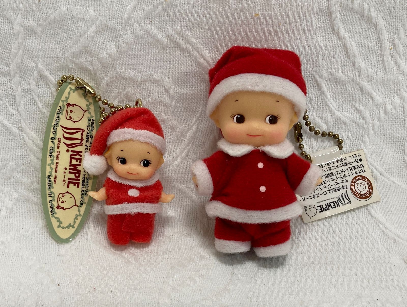 サンタキューピー 〇未使用 サンタ キューピー人形 2体 クリスマス Xmas ソフビ ローズ