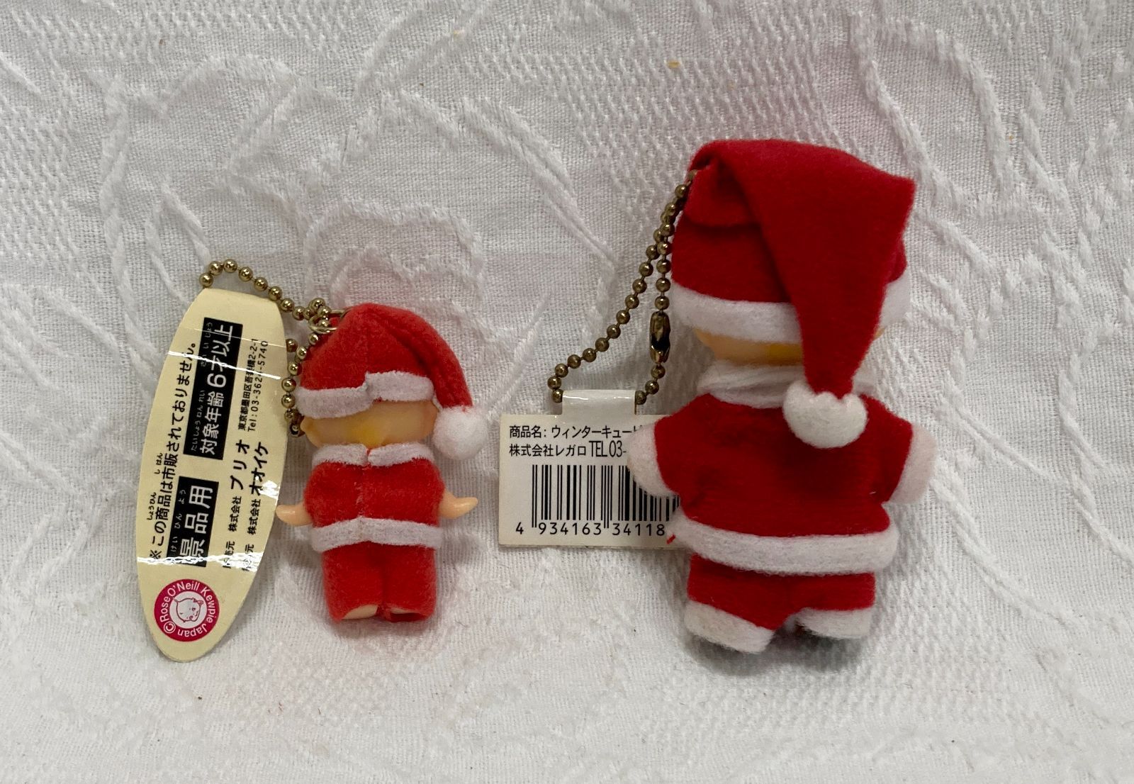 〇未使用 サンタ キューピー人形 2体 クリスマス Xmas ソフビ ローズ