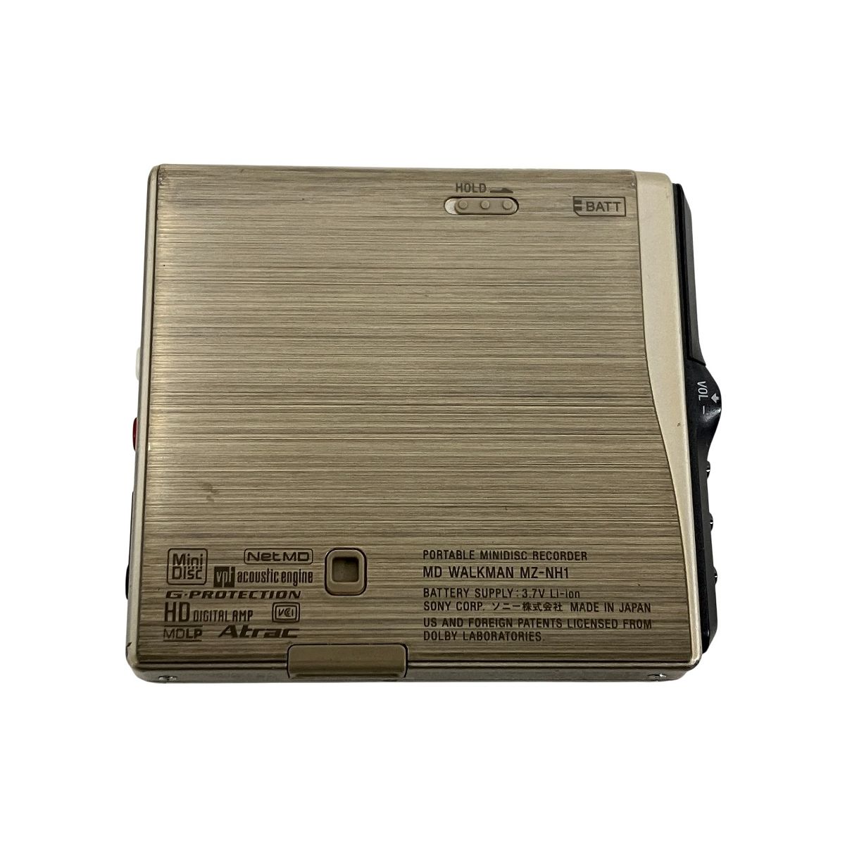 ポータブルプレーヤー SONY Hi-MD WALKMAN MZ-NH1 SONY MZ-NH1 MDプレイヤー ウォークマン Hi-MD対応 ポータブル